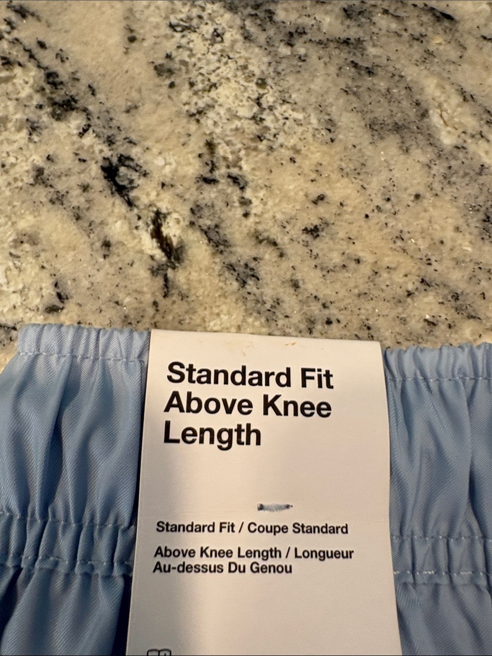 Nike Men's Light Blue Athletic Shorts with Logo - Picture 2 of 3